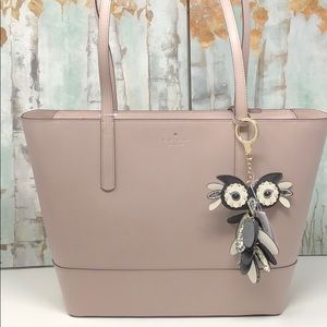 NWT Kate spade large tote with key chain